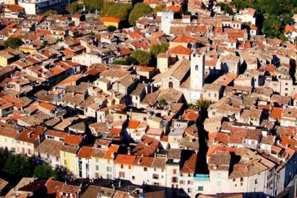 Appartement Aurore En Rez De Jardin Avec Parking Gratuit Vence Extérieur photo