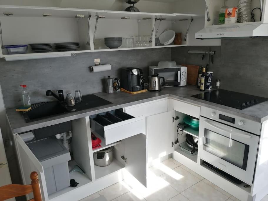 Appartement Aurore En Rez De Jardin Avec Parking Gratuit Vence Extérieur photo